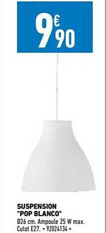 suspension pop blanco