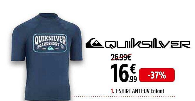 t-shirt anti-uv enfant quiksilver
