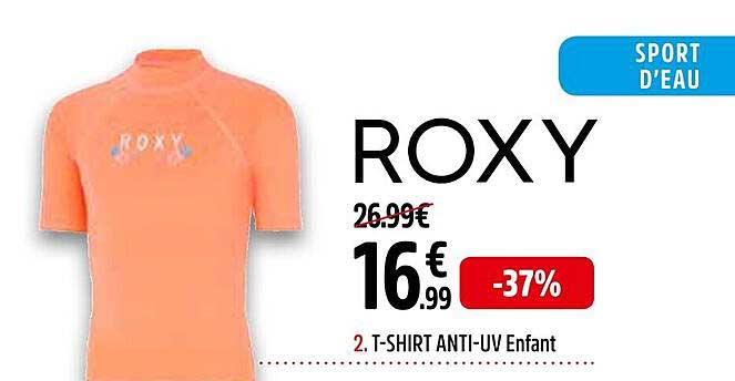 t-shirt anti-uv enfant roxy