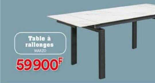 table à rallonges mafzo