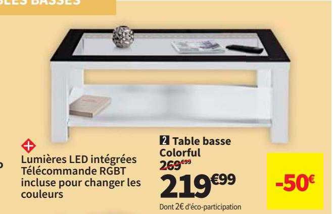 Table Basse Colorful