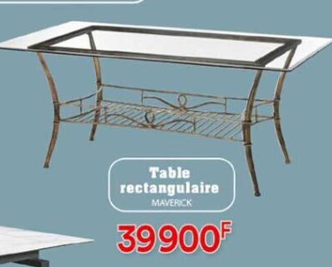 Table Rectangulaire Maverick
