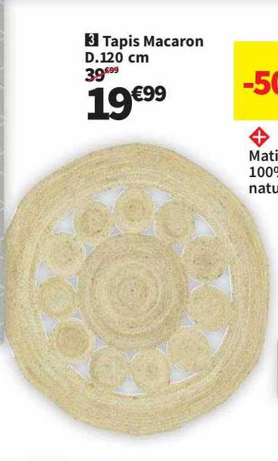 Tapis Macaron D.120 Cm