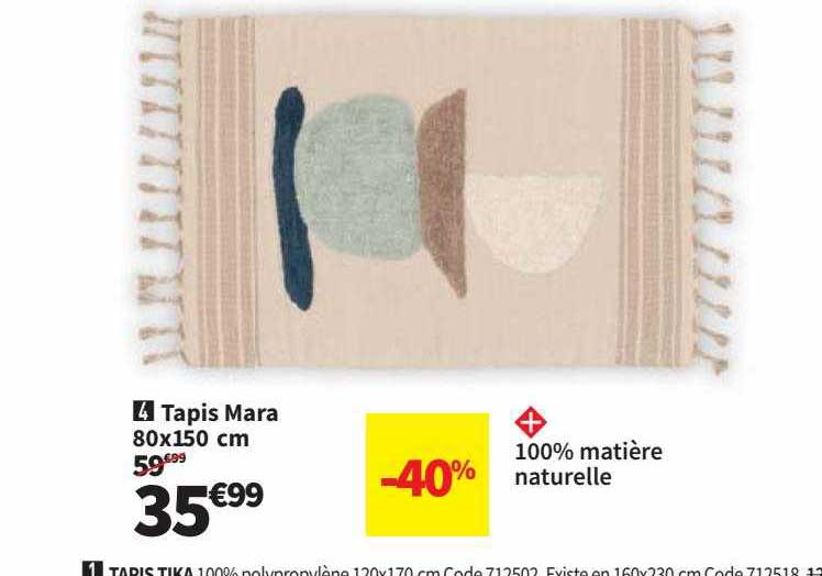 tapis mara 80 x 150 cm
