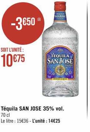 téquila san josé 35% vol