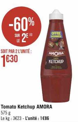tomato ketchup amora