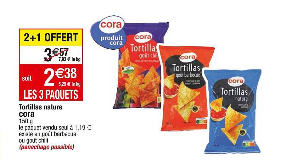 Tortillas Nature Cora