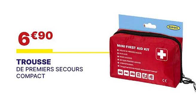 trousse de premiers secours compact