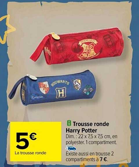 trousse ronde harry potter