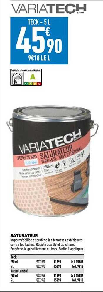 Variatech Saturateur