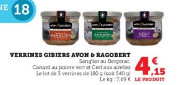 verrines gibiers avon & ragobert
