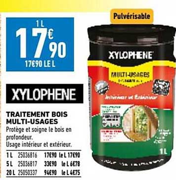 xylophene traitement bois multi-usages