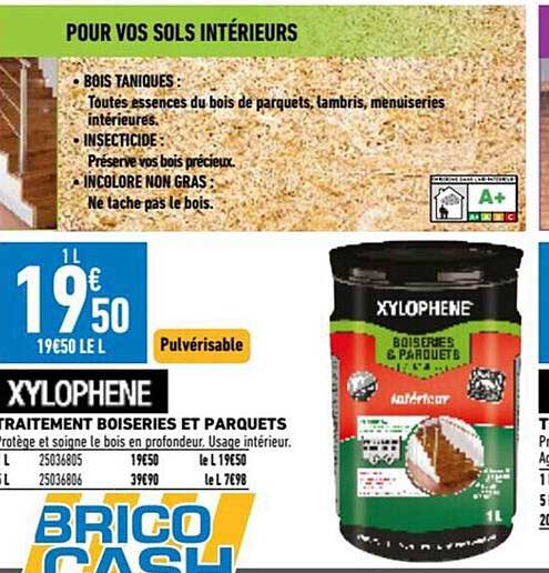 xylophène traitement boiseries et parquets