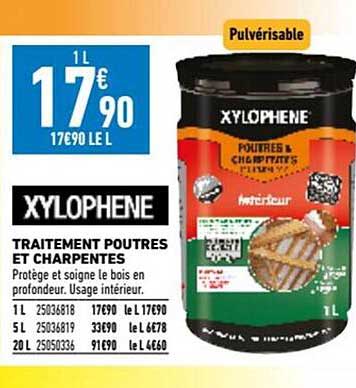xylophène traitement poutres et charpentes