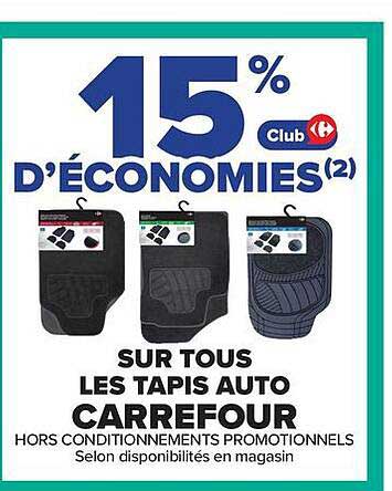 15% D'ÉCONOMIES