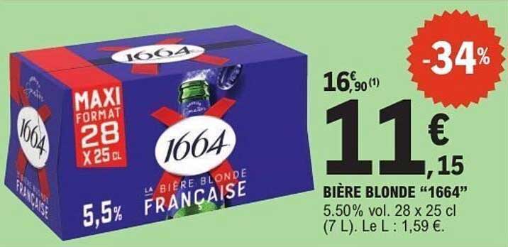 1664 BIÈRE BLONDE
