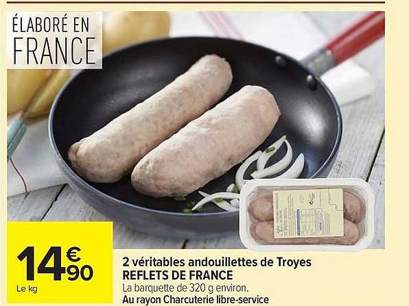 2 véritables andouillettes de Troyes