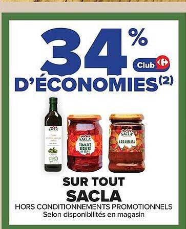 34% D'ÉCONOMIES