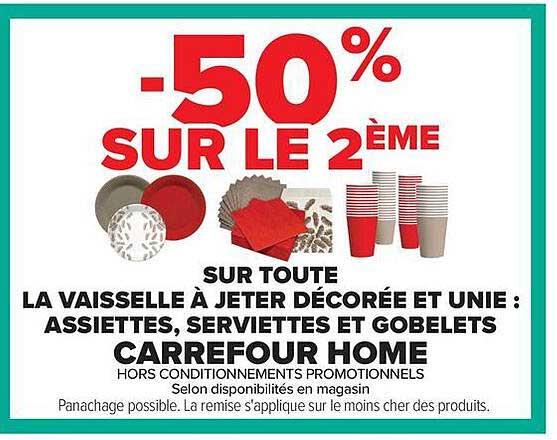 50% SUR LE 2ÈME