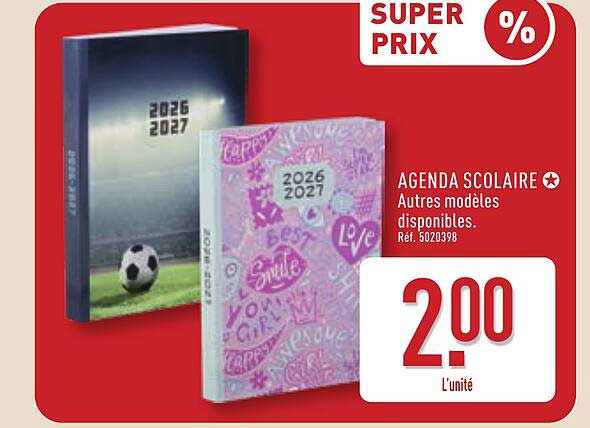Agenda scolaire