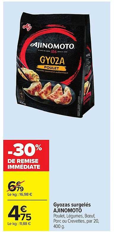 AJINOMOTO GYOZA POULET