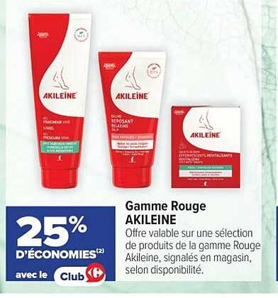 AKILEINE Gamme Rouge