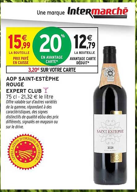 AOP SAINT-ESTÈPHE ROUGE EXPERT CLUB