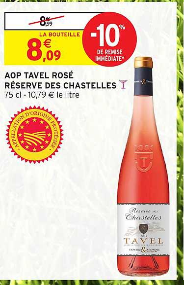 AOP TAVEL ROSÉ RÉSERVE DES CHASTELLES