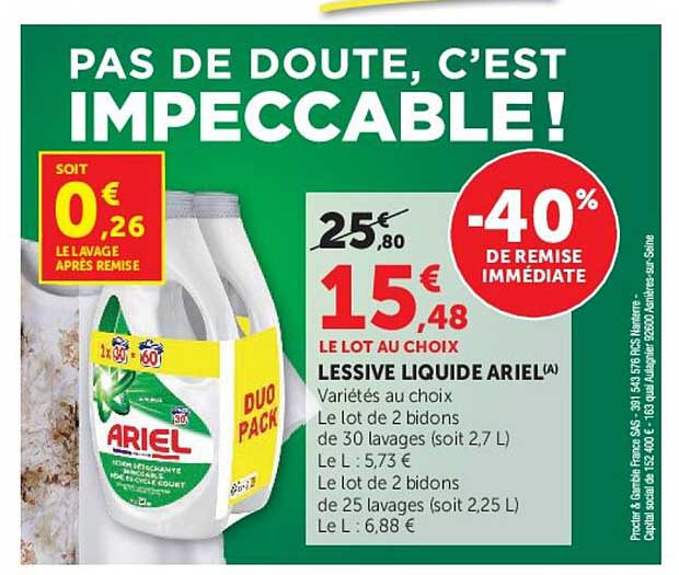 ARIEL Lessive liquide