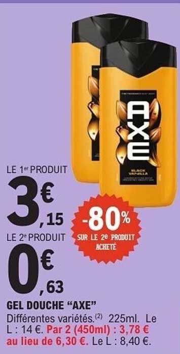 AXE Gel douche