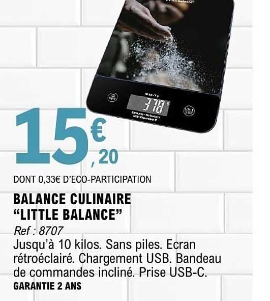 BALANCE CULINAIRE "LITTLE BALANCE