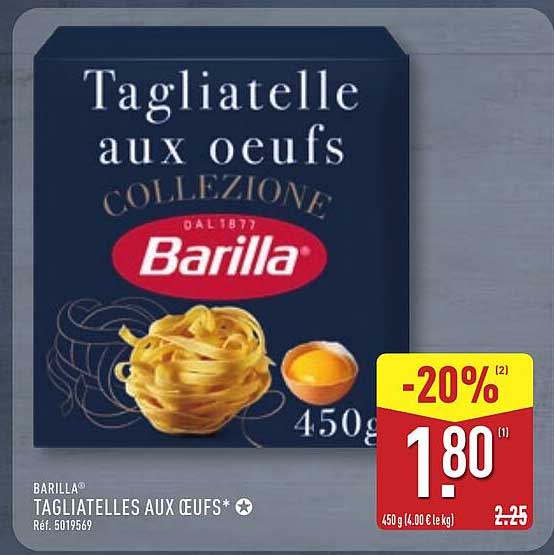 Barilla Tagliatelle aux œufs