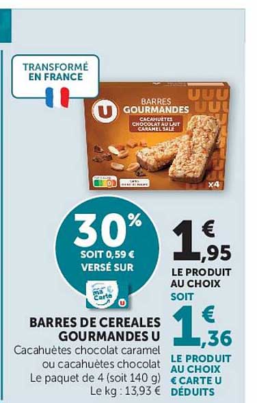 Barres Gourmandes U