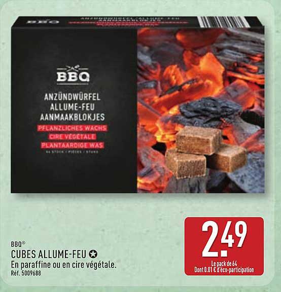 BBQ CUBES ALLUME-FEU