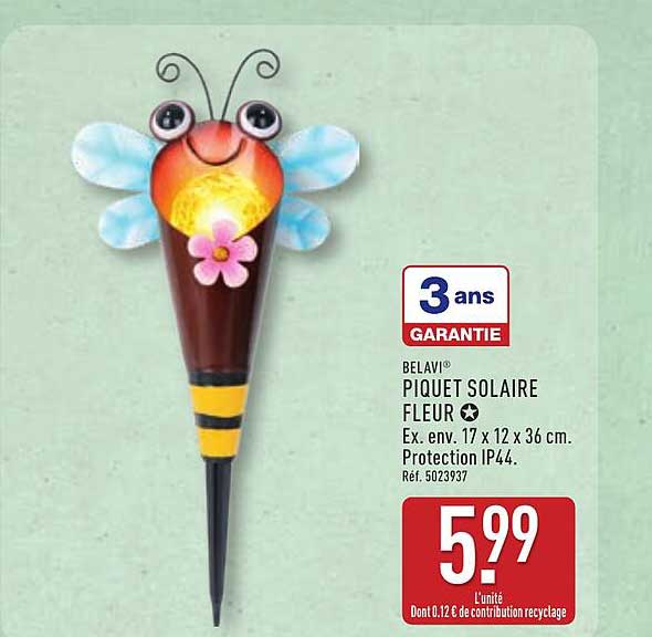 BELAVI PIQUET SOLAIRE FLEUR