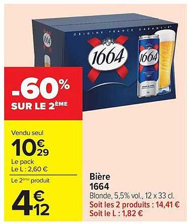 Bière 1664 Blonde