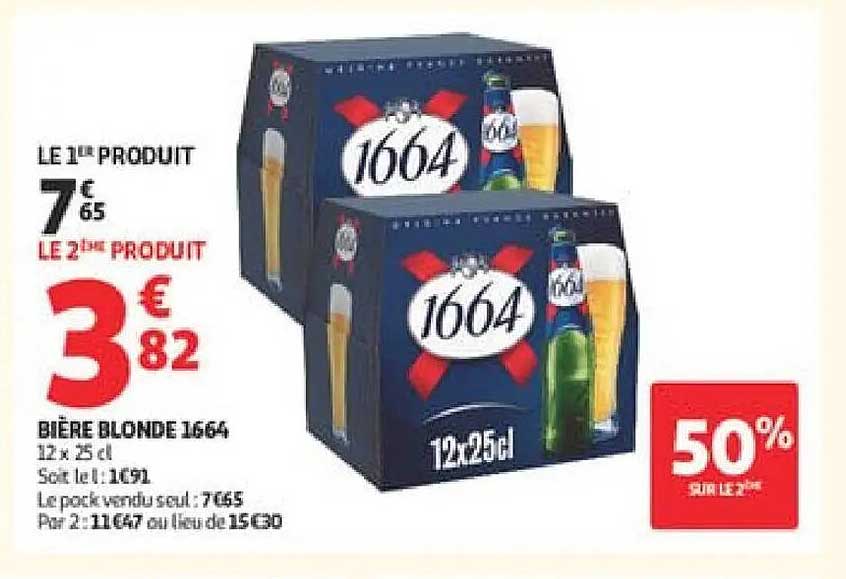 BIÈRE BLONDE 1664