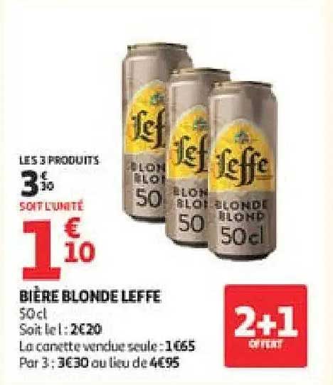 Bière blonde Leffe