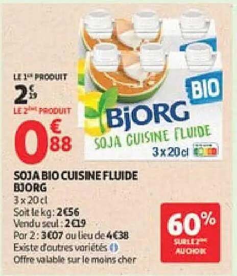 Bjorg Soja Cuisine Fluide