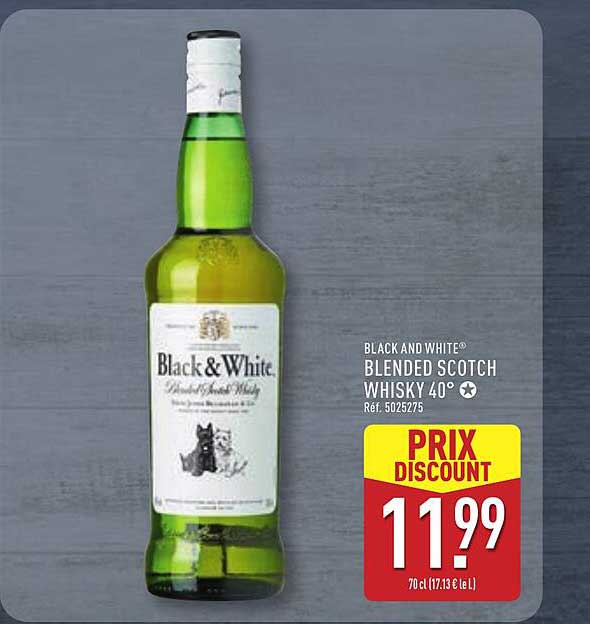 Black & White Blended Scotch Whisky