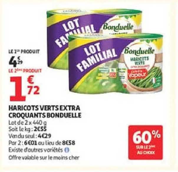 Bonduelle Haricots Verts Extra Croquants