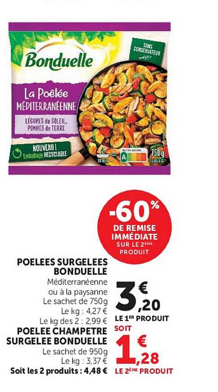 Bonduelle La Poêlée Méditerranéenne