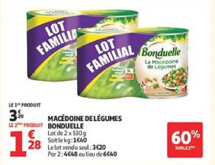 Bonduelle Macédoine de légumes