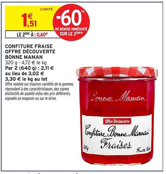 Bonne Maman Confiture Fraises