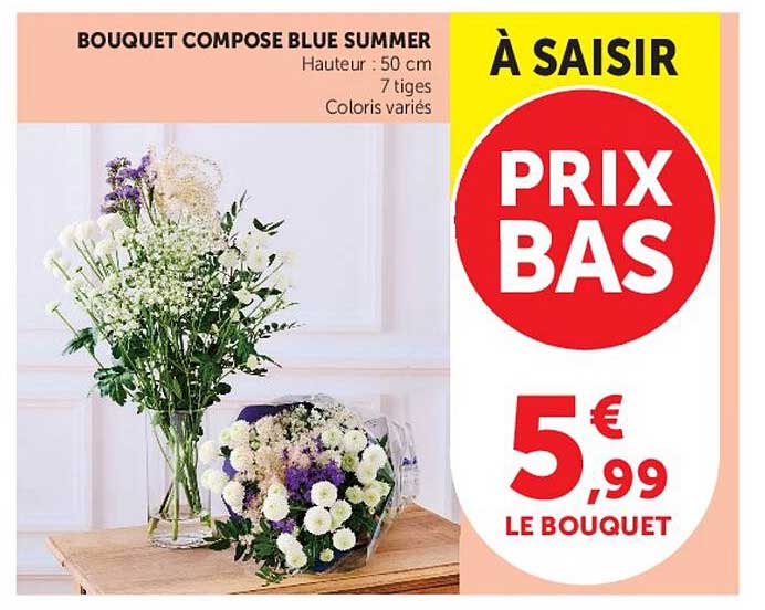 BOUQUET COMPOSE BLUE SUMMER