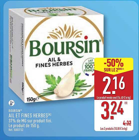 Boursin Ail & Fines Herbes