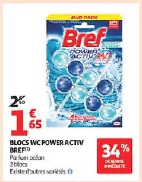 Bref Power Activ' WC