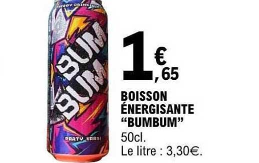 BUMBUM BOISSON ÉNERGISANTE