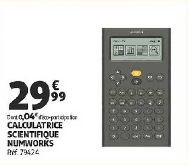 CALCULATRICE SCIENTIFIQUE NUMWORKS