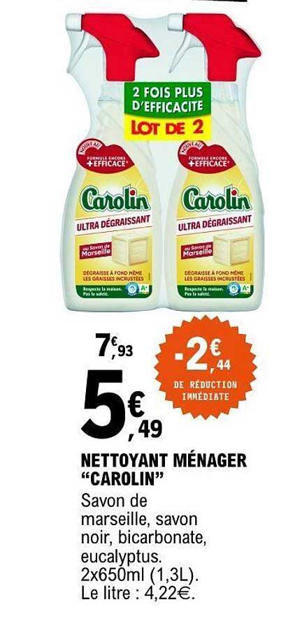Carolin Ultra Dégraissant